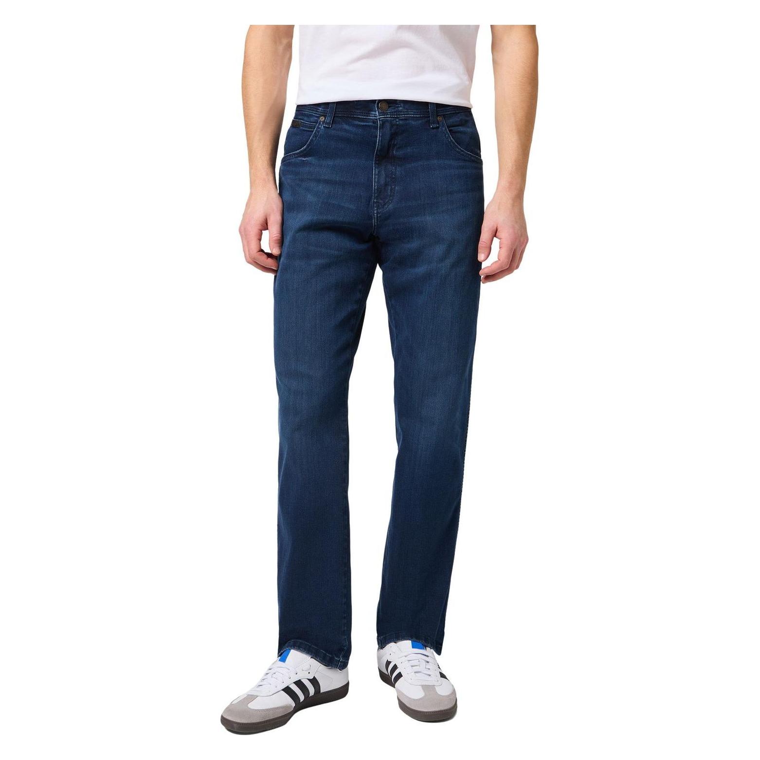 Wrangler, Mannen, Jeans, Regular Fit Texas Jeans, Blauw, (W30/L32)