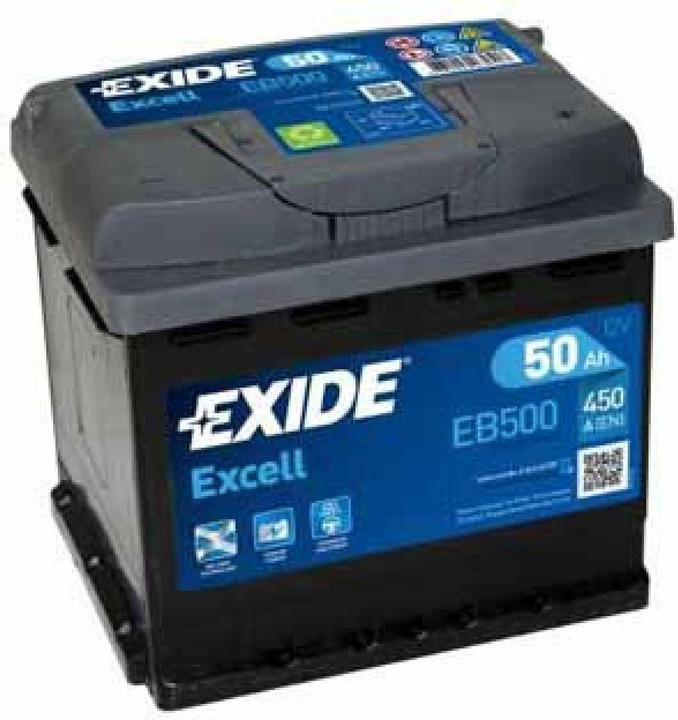Image du produit Exide Excell (12 V, 50 Ah, 450 A)