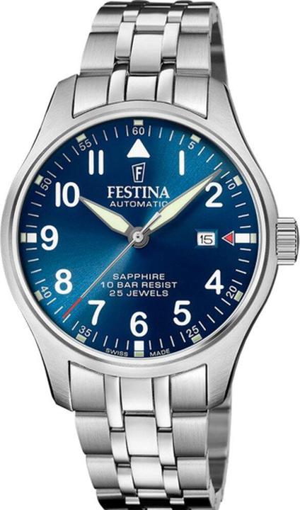 Actual product image Festina F20151/C Swiss Made Automatic (Analogue wristwatch, Swiss made, 43.50 mm)