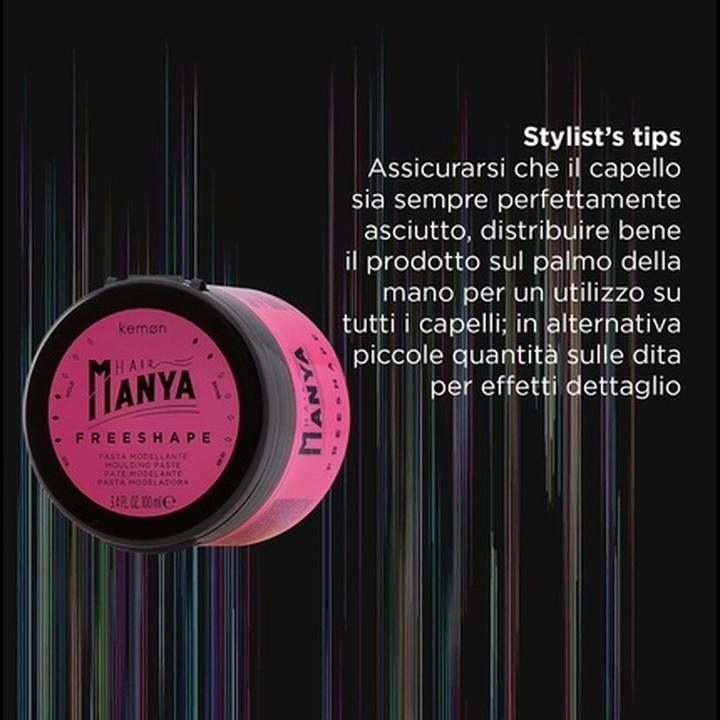 Produktbild Kemon Hair Manya Freeshape - Modeling paste for medium hold 100ml (Haarwachs, 100 ml)