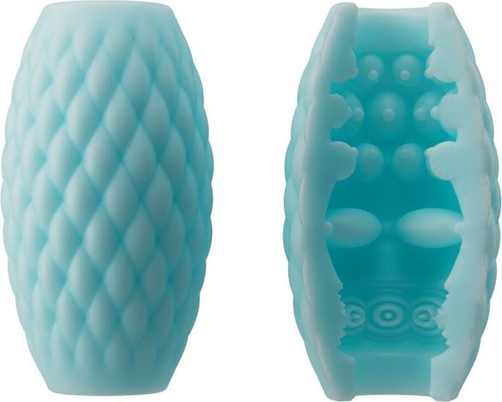 Actual product image Pretty Love Athena Eros Silicone Male Masturbator Sky Blue