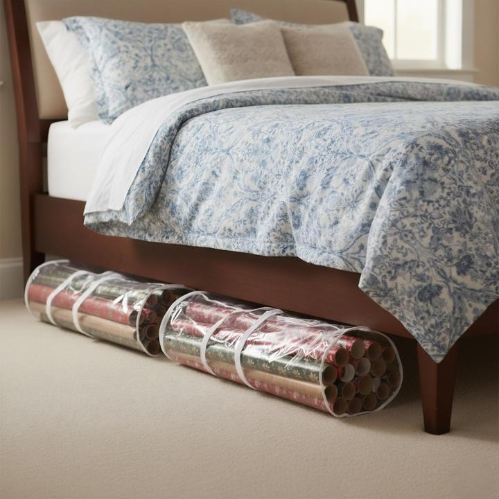 Produktbild Relaxdays 2x Geschenkpapier-Aufbewahrung (22 cm, 2x)