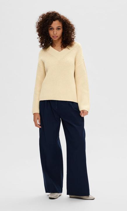 Produktbild Selected Femme V-Ausschnitt Strickpullover (XL)
