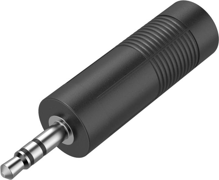 Immagine prodotto Hama Audio-Adapter 3.5mm Klinken-Stecker - 6,3mm Klinken-Kupplung (Accessori)