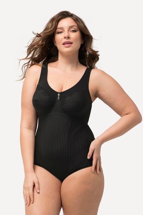 Actual product image Ulla Popken Pinstripe Shaping Bodysuit (110 D)
