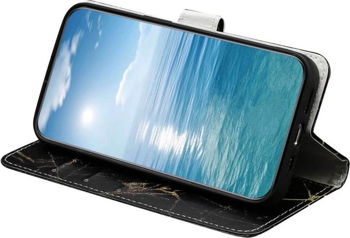 Immagine prodotto Cover-Discount OPPO A57s - Custodia in pelle Marmo Nero (Oppo A57s)