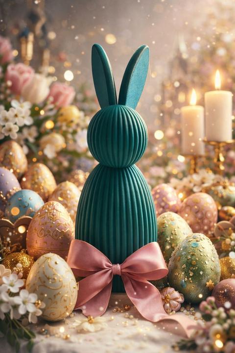 Produktbild Hanah Home Bunny V2 Decorative Object Green (1x)