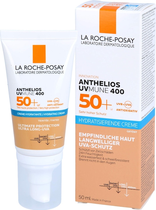 Immagine prodotto La Roche Posay Anthelios UV Mune 400 (Crema solare viso, SPF 50+, 50 ml, 77 g)