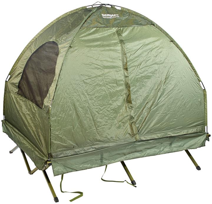 Semptec 4in1 double tent with 2 sleeping bags, mattress, lounger and pillow (Dome tent, 22.20 kg, 2 persons)