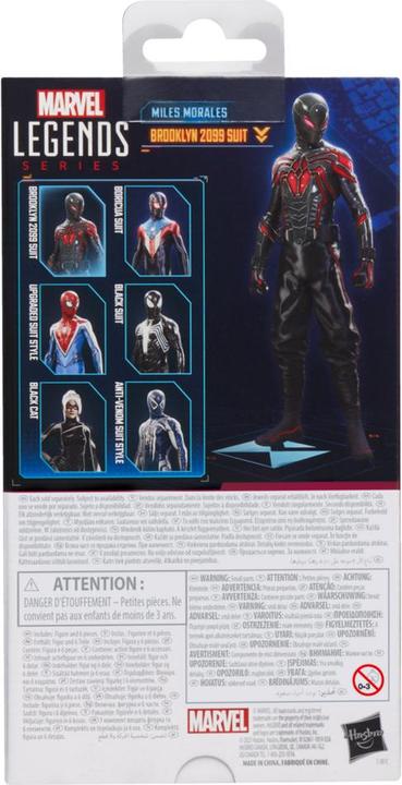 Produktbild Hasbro Spider-Man 2 Marvel Legends Gamerverse Actionfigur Miles Morales (Brooklyn 2099 Suit) 15 cm