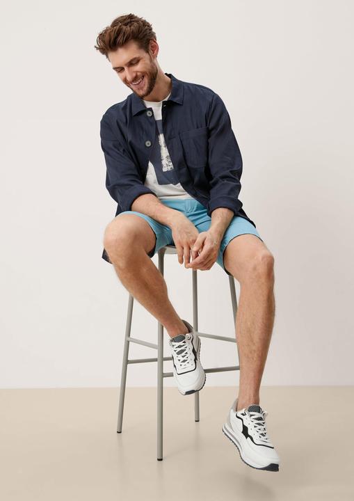 Produktbild s.Oliver T-Shirt Jerseyshirt mit Frontprint (S)