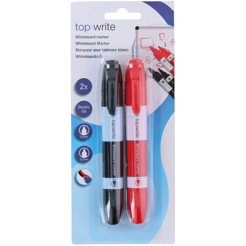 Topwrite, Marker, Whiteboard Marker Double 2pcs (2 x)