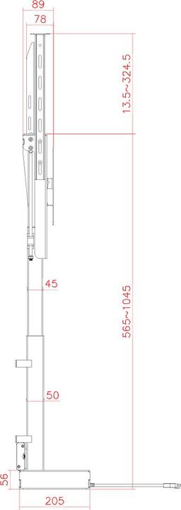Produktbild myWall TV-Lift HP 66 max. 45 kg (32", 45 kg)