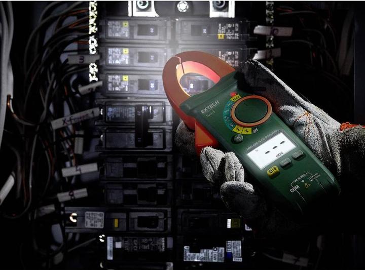 Actual product image Extech Hand multimeter, current clamp di (CAT III 600V)