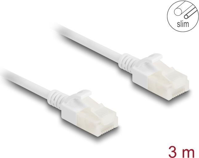 Actual product image Delock RJ45 network cable Cat.6A plug to plug with robu (U/UTP, CAT6a, 3 m)
