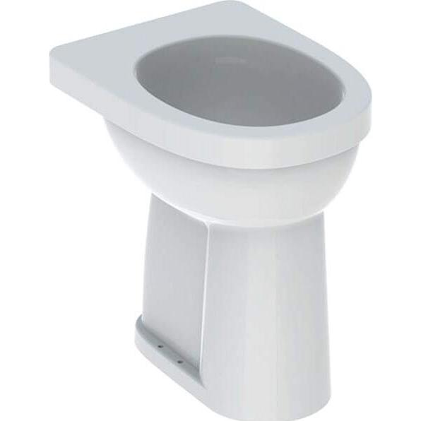 Geberit, Toilette + Bidet, Renova Nr. 1 Comfort Stand-WC Flachspüler, erhöht, 6 l, bodenstehend, Abgang vertikal, 218