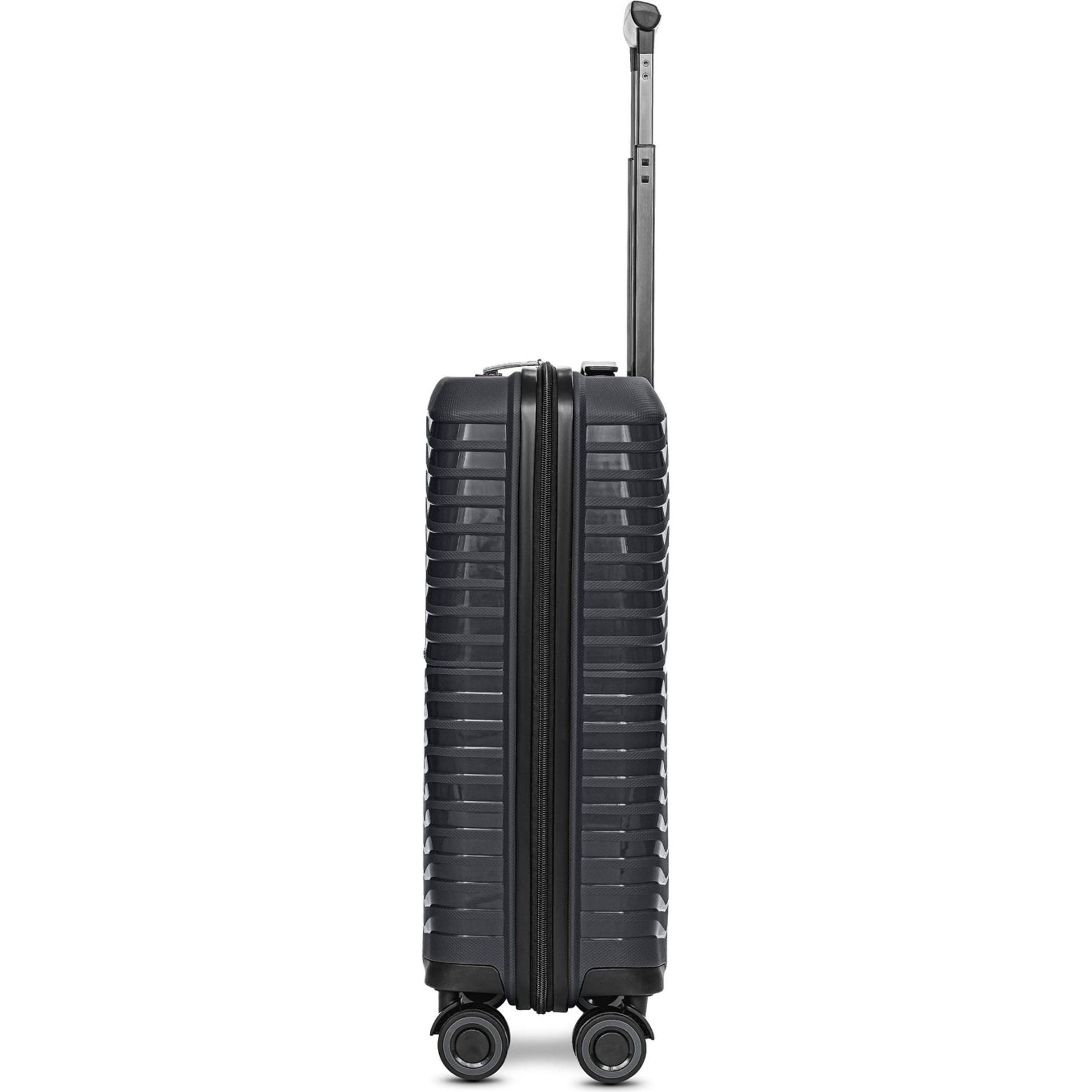 Thumbnail - Stratic, Koffer, Shine 4 Rollen Kabinentrolley 55 cm, Schwarz, (34 l, Handgepäck (bis 50l))