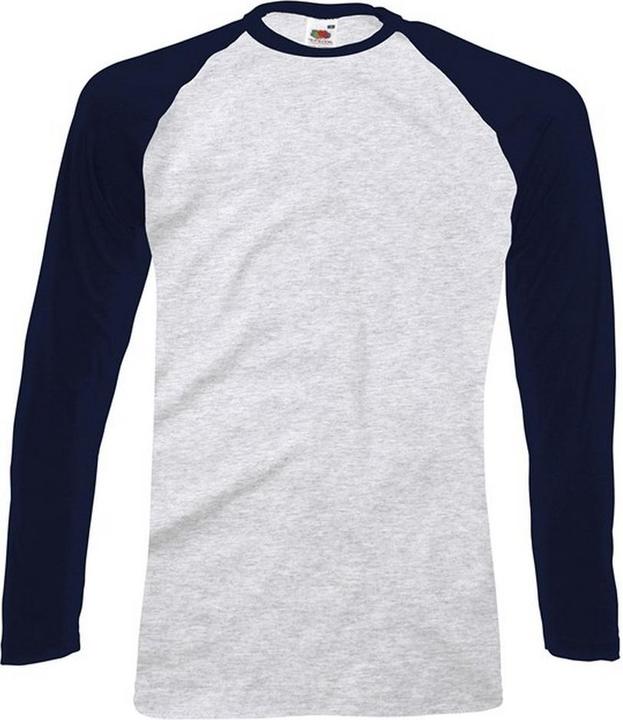 Produktbild Fruit of the Loom TShirt Baseball Langärmlig (L)