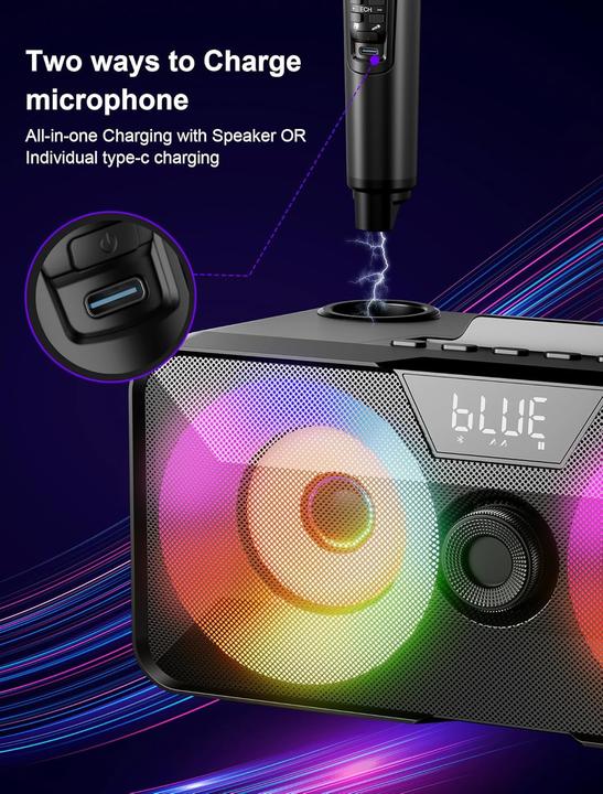 Produktbild Sinwe Karaoke-Maschine K317 (2x 15 W)