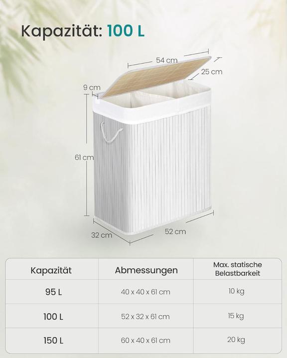 Produktbild Songmics Dörty (100 l)