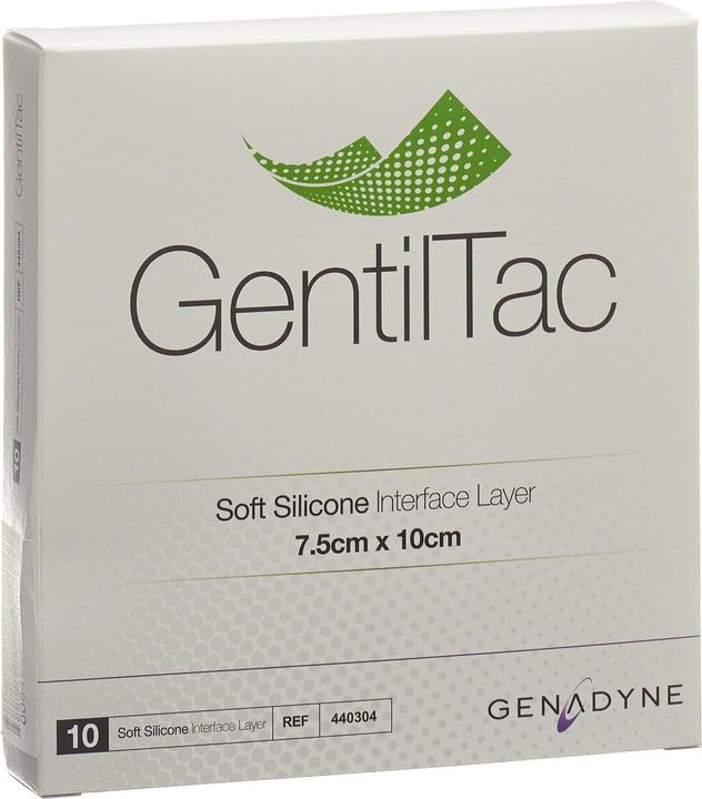Image du produit Genadyne soft silicone interface layer 7,5x10cm stérile (10x)