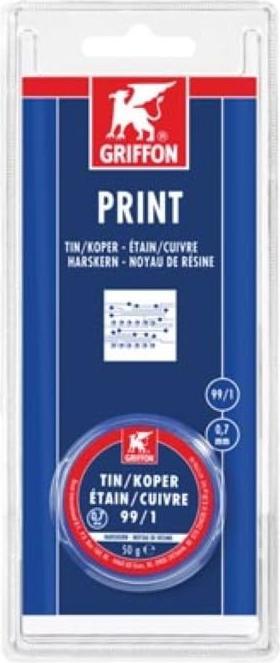 Produktbild Griffon LÖTDRAHT FÜR LEITERPLATTEN - ZINN/KUPFER - 99/1 (Lötbrennkopf)