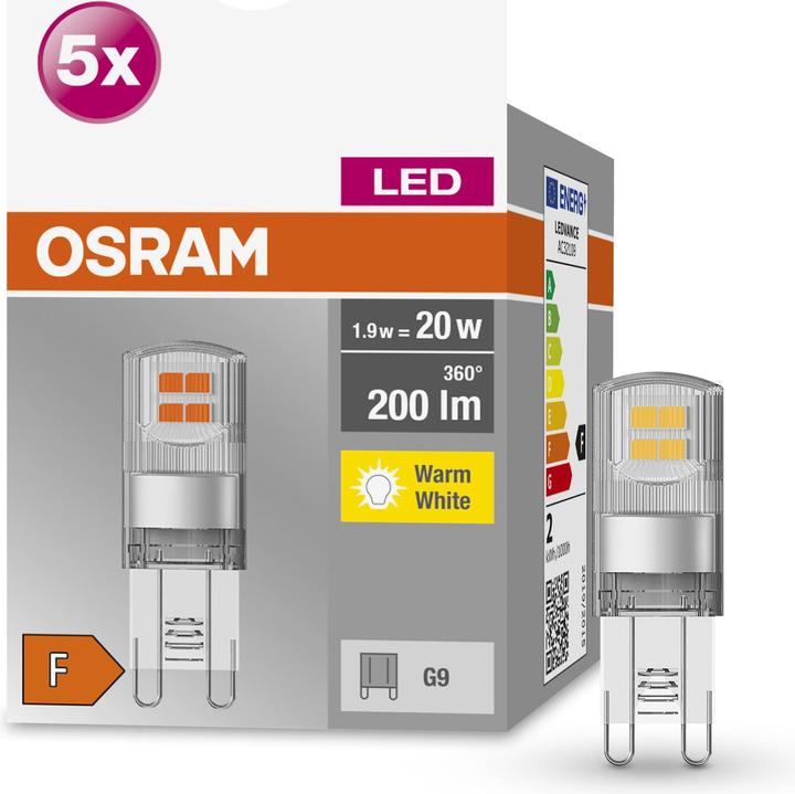 Actual product image Osram Led Base Pin G9 (G9, 1.90 W, 200 lm, 1 x, F)