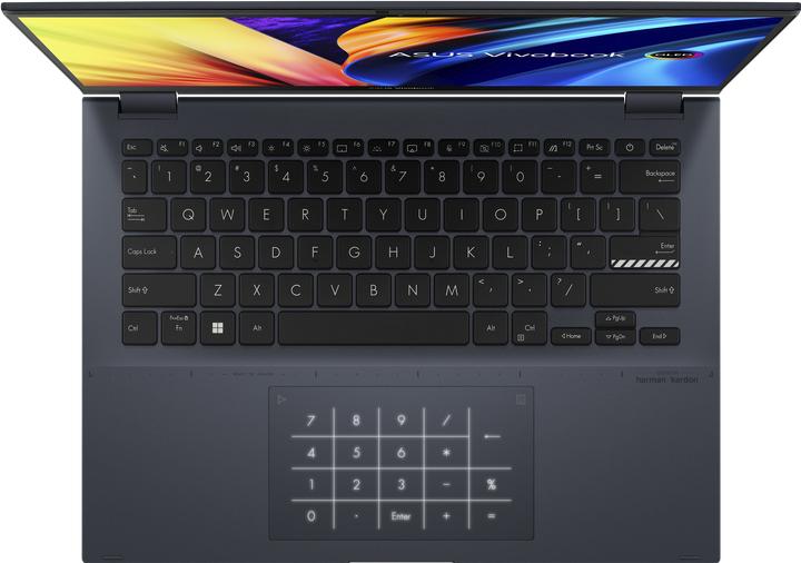 Image du produit ASUS Vivobook S 14 Flip OLED (14", 512 Go, 16 Go, CH, AMD Ryzen 5 5600H)