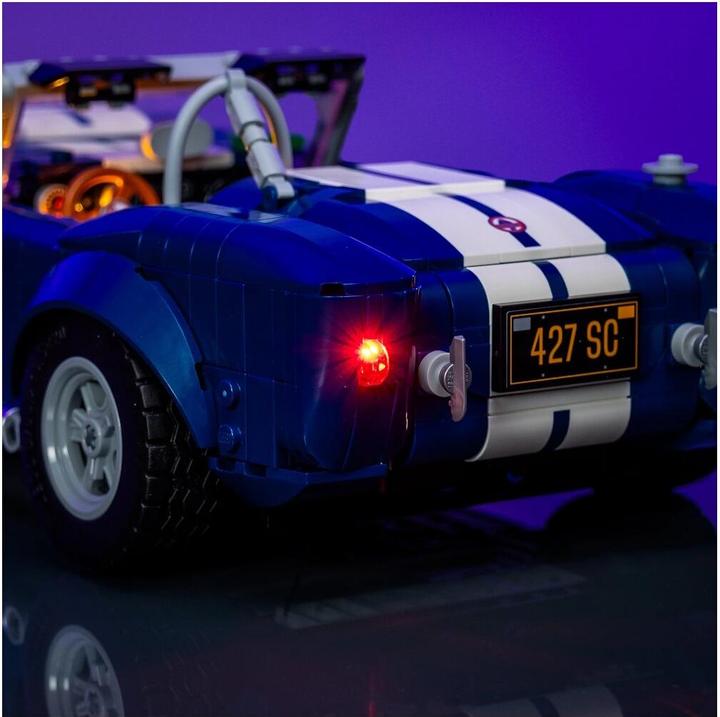 Actual product image Light my bricks LMB 2.0 LEGO® 10357# Shelby Cobra 427 S/C Light Kit