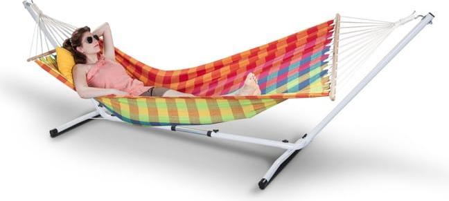 Produktbild MICA Living Hängemattengestell - verstellbar - ca. 290/340 x 100 cm (200 kg)