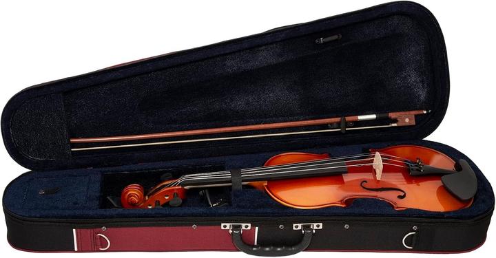 Actual product image Theodore Beginner Violin with Solid Spruce Top and Ebony Fingerboard (Fiddle, 3/4)
