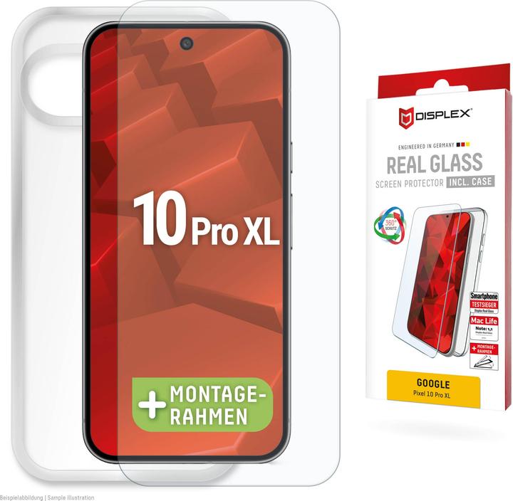 Produktbild Displex Real Glass + Case (1 Stk., Google Pixel 10 Pro XL)
