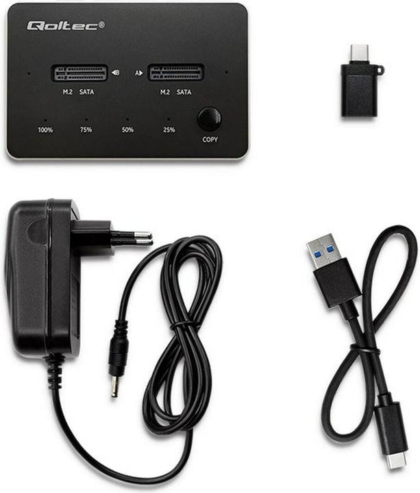 Produktbild Qoltec 50310 Drive docking station (M.2)