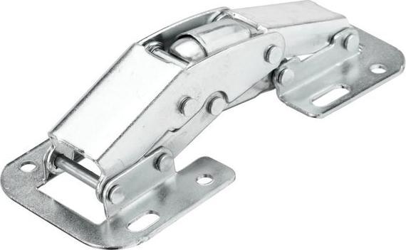 Hettich Aufschraubscharnier mit Feder, Stahl vernickelt, 1 Stck