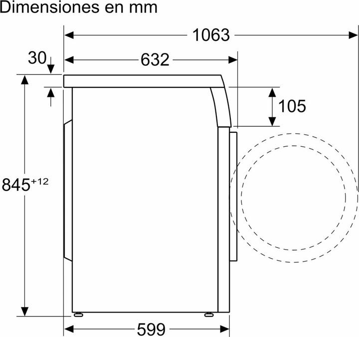 Produktbild Bosch Hausgeräte WUU28T8XES (8 kg)