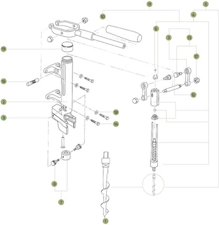 Produktbild Wandkorkenzieher mit Holzhalterung (Hebelkorkenzieher)