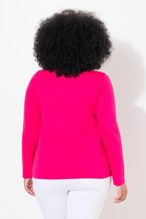 Produktbild Ulla Popken Shirt, Slim, V-Ausschnitt, Langarm (54)