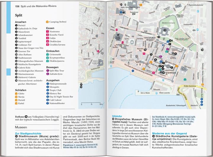 Actual product image Reise-Taschenbuch Kroatische Adriaküste (German, Hubert Beyerle, Veronica Wengert, 2023)