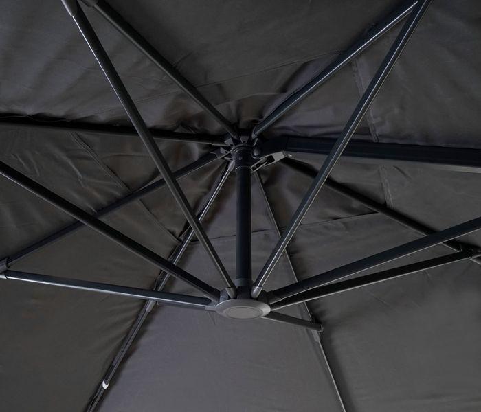 Image du produit Mendler Parapluie de signalisation pour la gastronomie HWC-A96, 3x4m (Ø5m) polyester alu/acier, Flap (3 m)