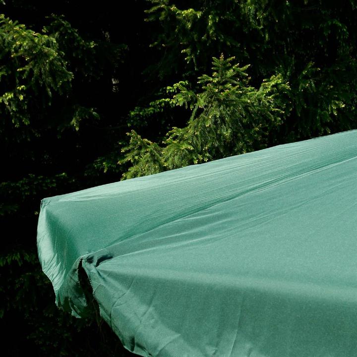 Produktbild VCM Sonnenschirm Marktschirm Ø 3,80m Grün mit Kurbel Alu Gestell Sonnenschutz