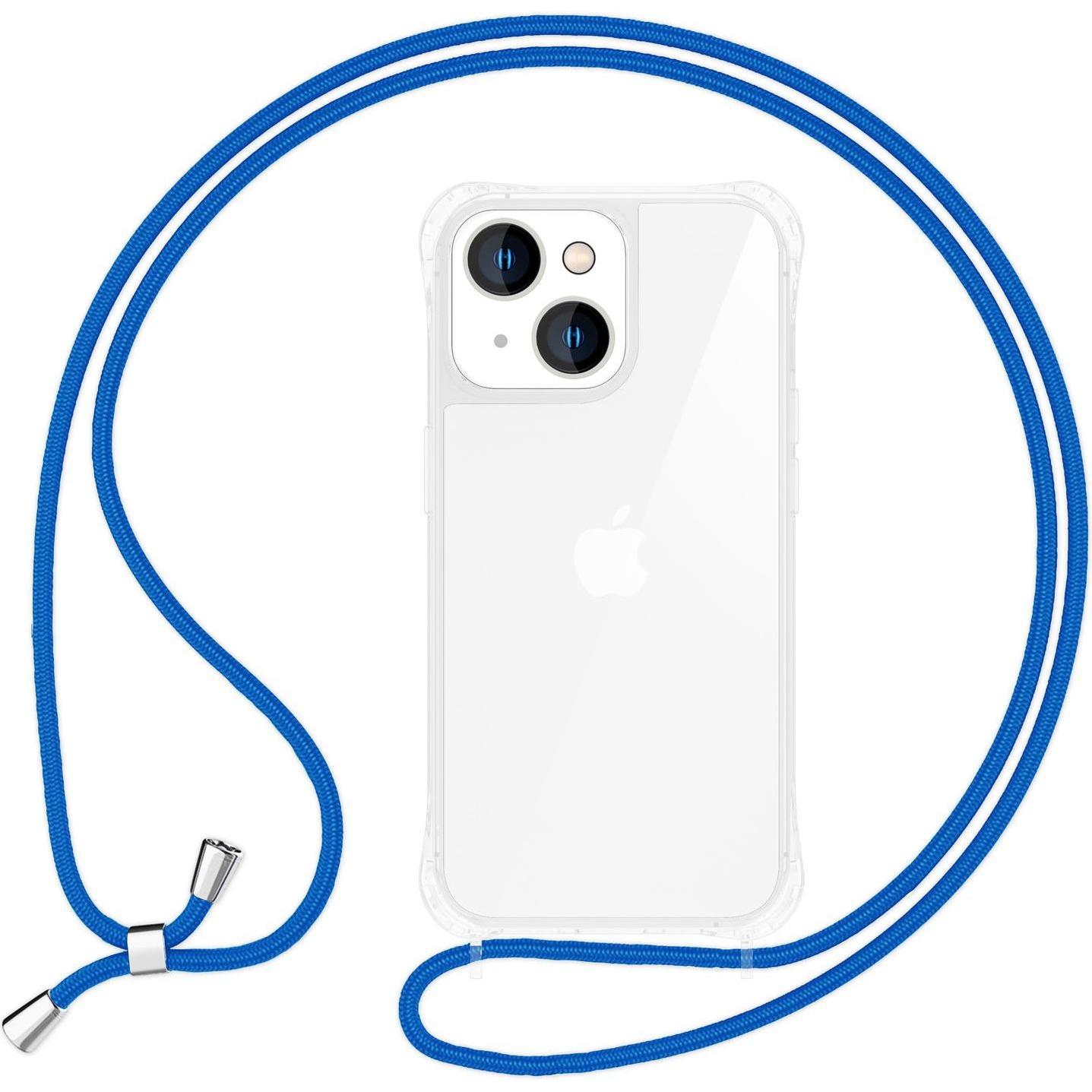 Nalia Hülle mit Kette (Apple iPhone 14 Plus), Smartphone Hülle, Blau