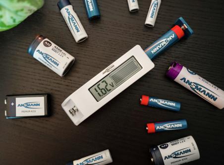 Produktbild Ansmann Batterietester Universell LC-Display