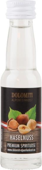 Dolomiti Alpenfeinkost Dolomiti Haselnuss Schnaps 35 % Vol. 2cl
