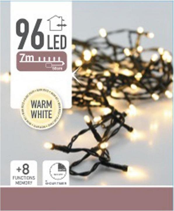 Productafbeelding FT Lichtketting 96 LED, warm wit (7.70 m)
