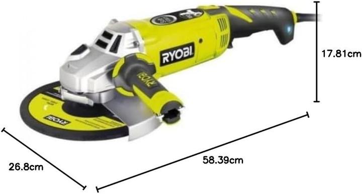 Actual product image Ryobi EAG2000-G angle grinder (230 mm)
