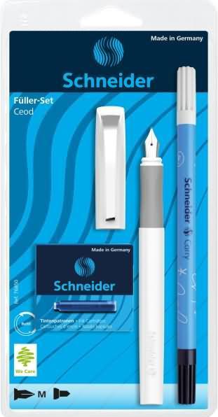 Image du produit Schneider Set de stylos plume, Ceod Classic (Argent, Blanc, 1x)