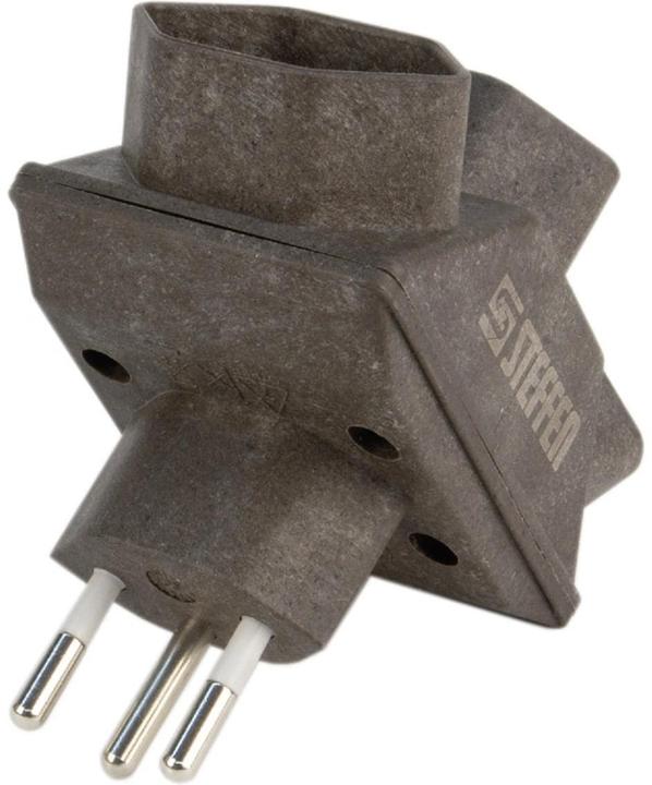Produktbild Steffen Mehrfachadapter COFFEE sternförmig 3xT13 br (Typ 13, 3x)