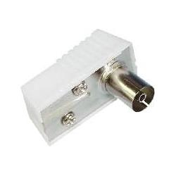 Goobay Koaxial-Winkelkupplung, Audio Adapter
