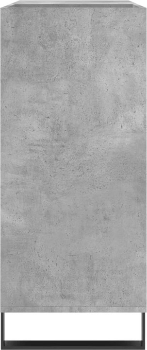 Actual product image VidaXL Plattenschrank Betongrau 84,5x38x89 cm Holzwerkstoff (84.5 x 38 x 89 cm)
