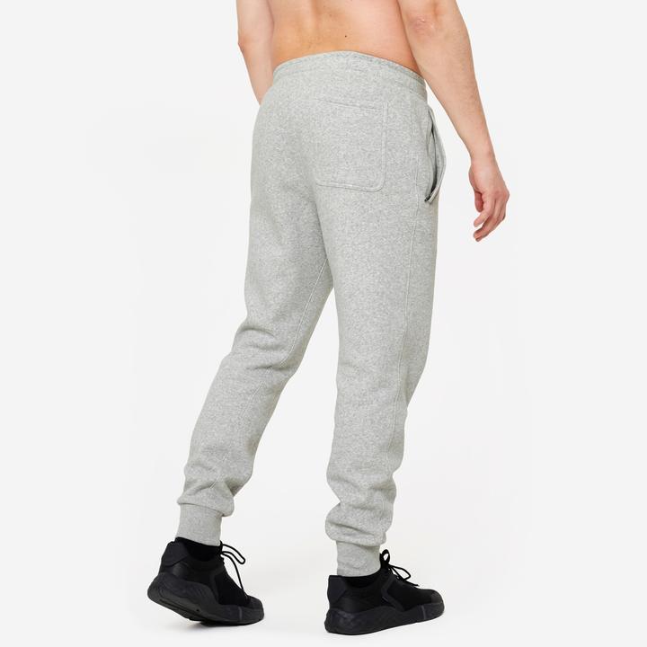 Actual product image Domyos Men's warm jogging trousers - 100 grey